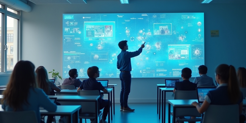 Interactive LED Display Applications in Schools
