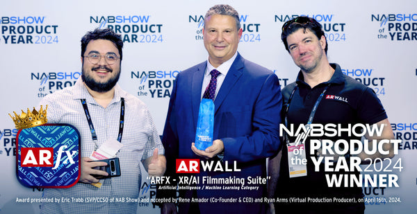 ARwall Wins 2024 NAB Show Product of the Year Award for ARFX, a new XR/AI Filmmaking Suite