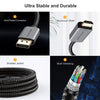 CableCreation Active 4K DisplayPort 1.4 (Male) to HDMI 2.1 (Male) Cable (8 Ft)