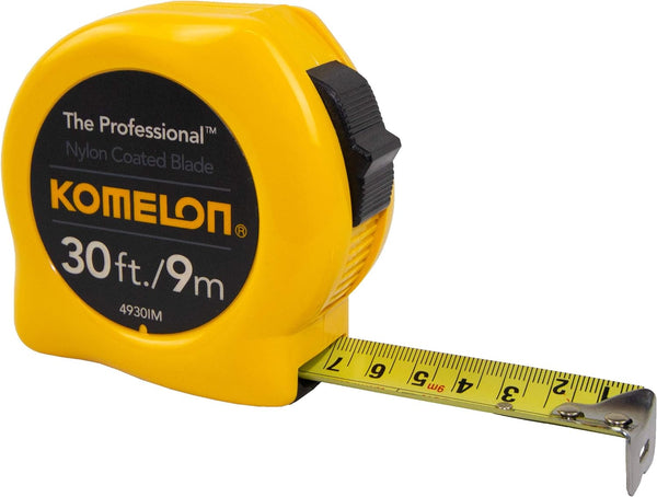 Komelon 4930IM 30-Foot Inch/Metric Scale Measuring Tape