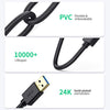 Short USB Extension Cable 1ft, VCZHS USB 3.0 Extension Cable USB3.0 Cable A Male to A Female for Rentendo Switch,USB Flash Drive, Card Reader, Hard Drive, Keyboard,Playstation, Xbox, Printer, Camera