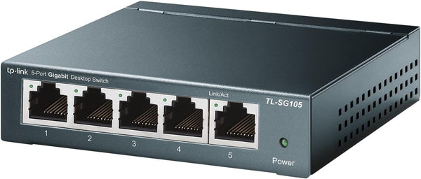 TP-Link TL-SG105, 5 Port Gigabit Unmanaged Ethernet Switch