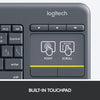 Logitech K400 plus Wireless Keyboard with USB Dongle