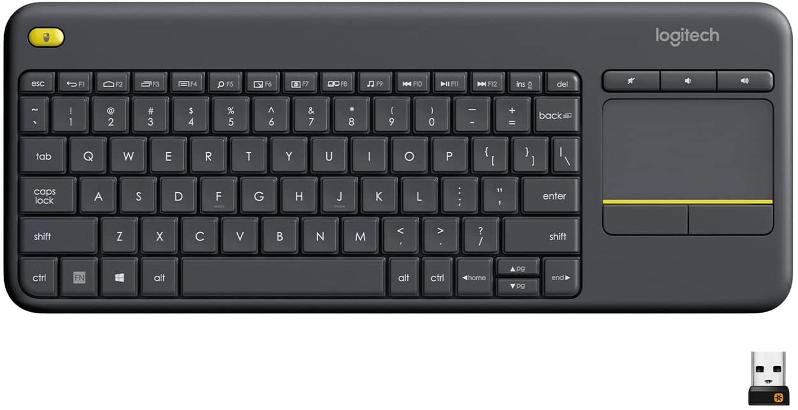 Logitech K400 plus Wireless Keyboard with USB Dongle