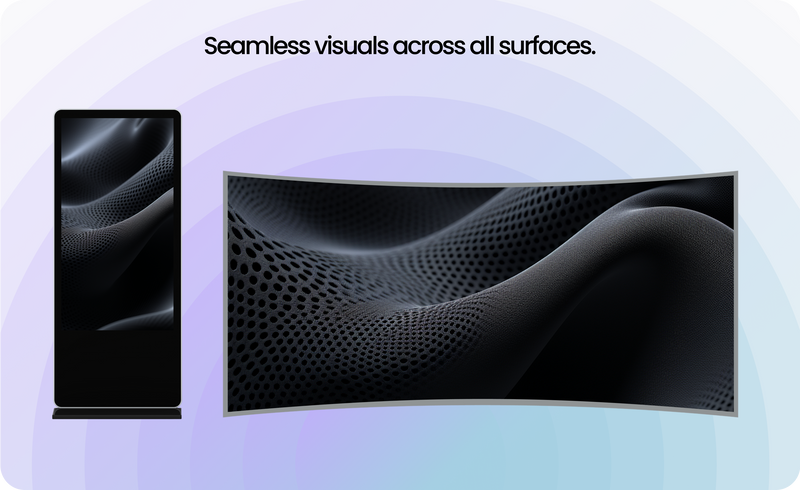 Multi-surface outputs
