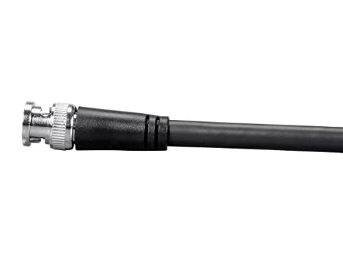 Monoprice HD-SDI RG6 BNC Cable - 3 Feet - Black | for Use in HD-Serial Digital Video Transfer, Mobile Apps, HDTV Upgrades, Broadband Facilities - Viper Series
