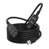 Short USB Extension Cable 1ft, VCZHS USB 3.0 Extension Cable USB3.0 Cable A Male to A Female for Rentendo Switch,USB Flash Drive, Card Reader, Hard Drive, Keyboard,Playstation, Xbox, Printer, Camera