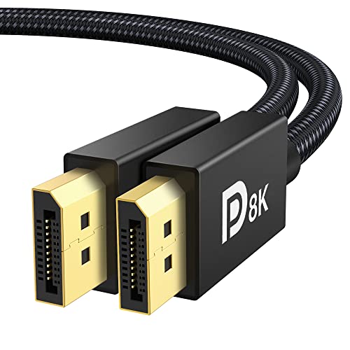 8K DisplayPort 1.4 (male to male) cable 6-15 feet
