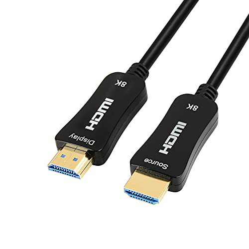 8K Fiber Optic HDMI 2.1 Cable (male to male) 50 feet