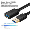 Short USB Extension Cable 1ft, VCZHS USB 3.0 Extension Cable USB3.0 Cable A Male to A Female for Rentendo Switch,USB Flash Drive, Card Reader, Hard Drive, Keyboard,Playstation, Xbox, Printer, Camera