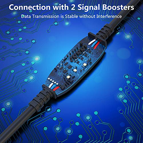 USB Extension Cable 25 ft, VCZHS Active USB 3.0 Extension Cable 25 Feet USB 3.0 Active Repeater Cable Built-in Signal Booster Chipsets