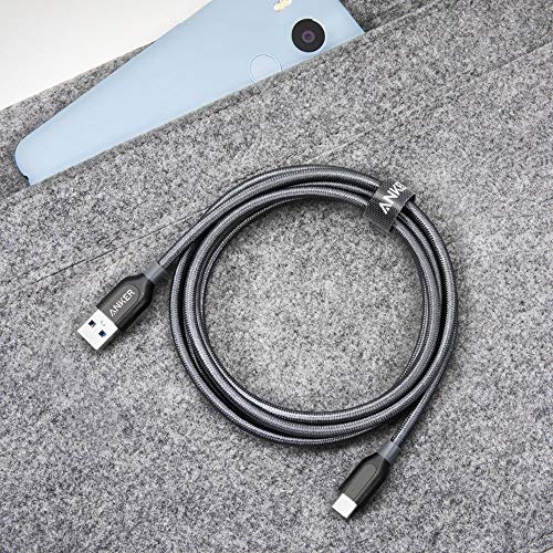 Anker USB C Cable, PowerLine+ USB-C to USB 3.0 cable (3ft), High Durability, for Samsung Galaxy Note 8, S8, S8+, S9, S10, Sony XZ, LG V20 G5 G6, HTC 10, Xiaomi 5 and More. Laptop
